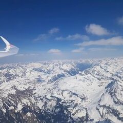 Flugwegposition um 12:43:28: Aufgenommen in der Nähe von Gemeinde Schröcken, Österreich in 3016 Meter